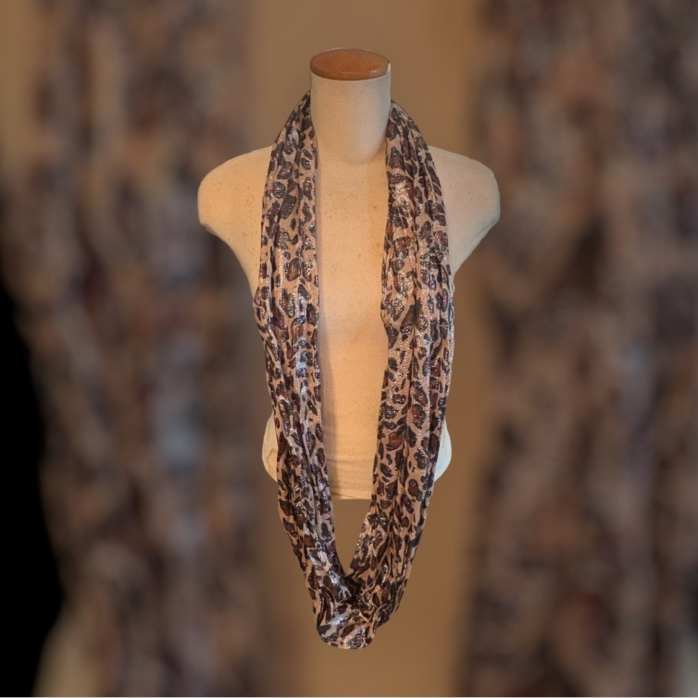 Source Unknown Animal Print Scarf